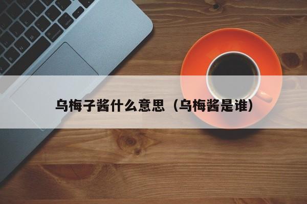 乌梅子酱什么意思（乌梅酱是谁）
