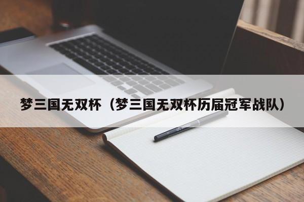 梦三国无双杯（梦三国无双杯历届冠军战队）